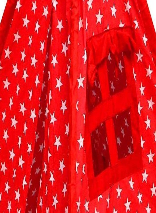 Next Day Art Tent House for Kids Kids Tepee Tent with Padded Mat, Kids Canopy Play Tent, Playard, Playhouse Big Portable Tent for Kids for Indoor and Outdoor- Red - Image 4